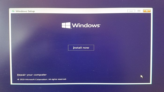 windows 10 factory reset from boot