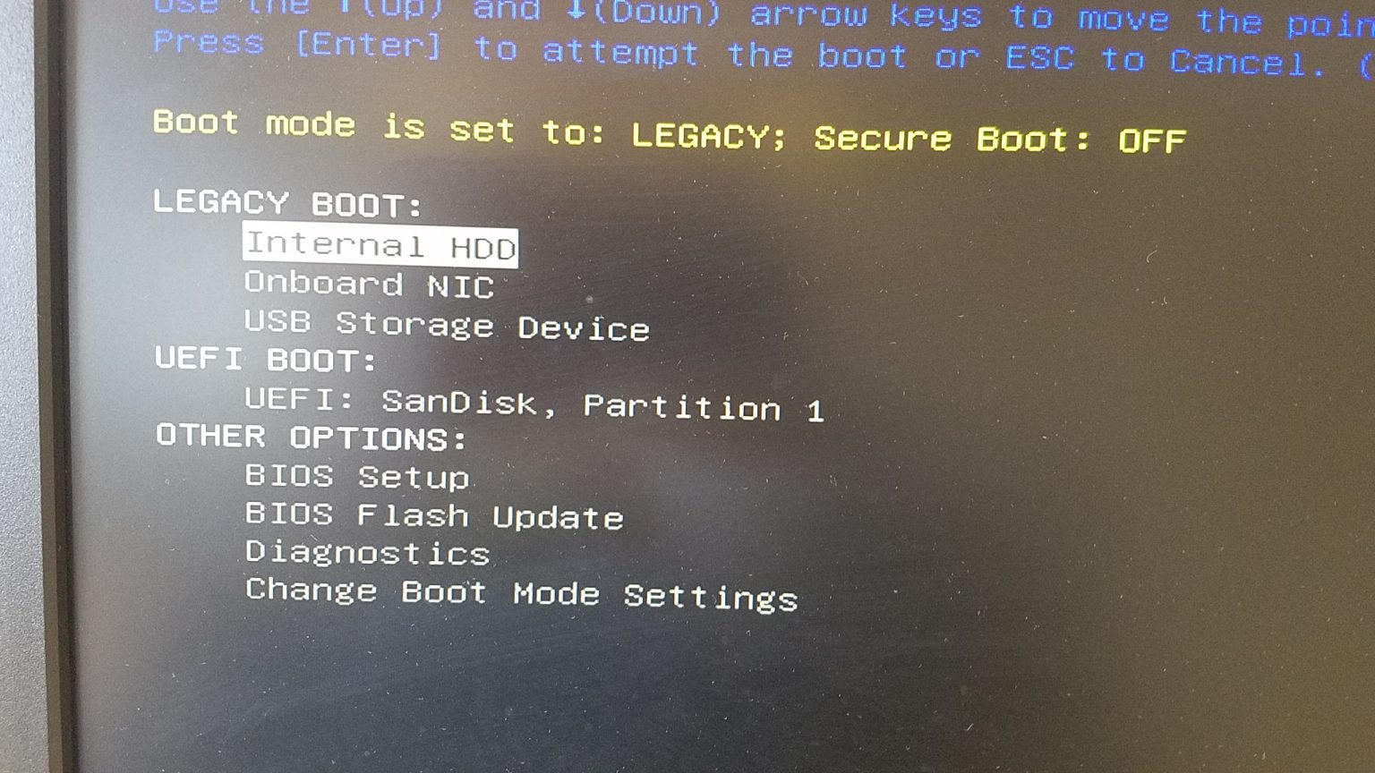 If you get a “press any key to boot to CD prompt”, press “ any key ” when requested.